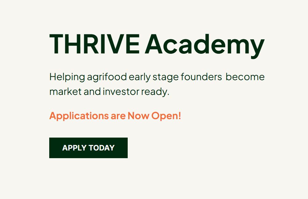 Application for THRIVE Academy 12-week pre-accelerator program